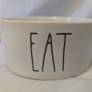 Brand New Rae Dunn 6" Eat Pet Bowl